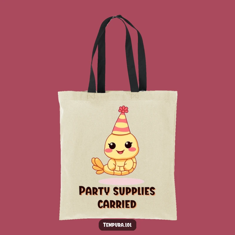 Funny Party Shrimp Tempura Tote Bag: Carry Your Celebration Style Gift