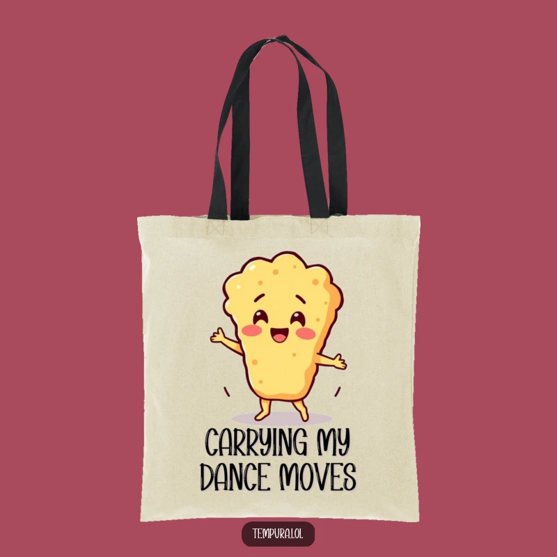 Funny Silly Dance Batter Tote Bag: Tempura Moves, Great Funny Gift