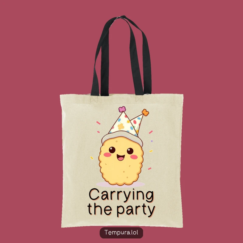 Funny Tempura Party Tote: Carry Your Essentials with Festive Flair!