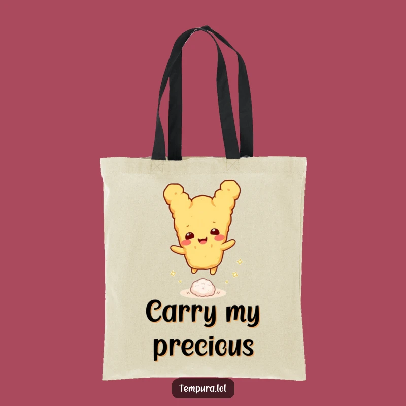 Funny Tempura Rice Ball Tote Bag: Carry Your Joy Everywhere
